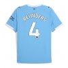 Camisa de Futebol Manchester City Tijjani Reijnders #4 Equipamento Principal 2025-26 Manga Curta Camisa de Futebol Manchester City Tijjani Reijnders #4 Equipamento Principal 2025-26 Manga Curta
